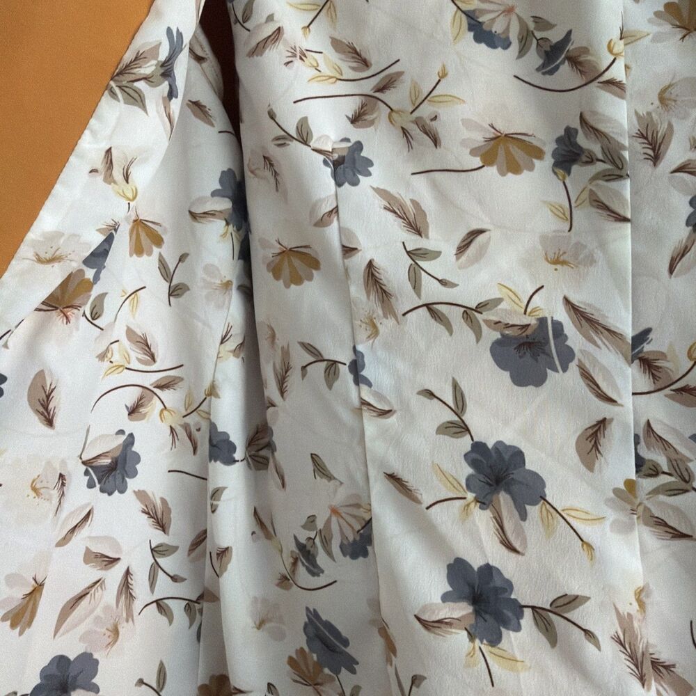 Skies Are Blue Mustard Yellow Open Front Blazer - Size L - Picture 3 of 9